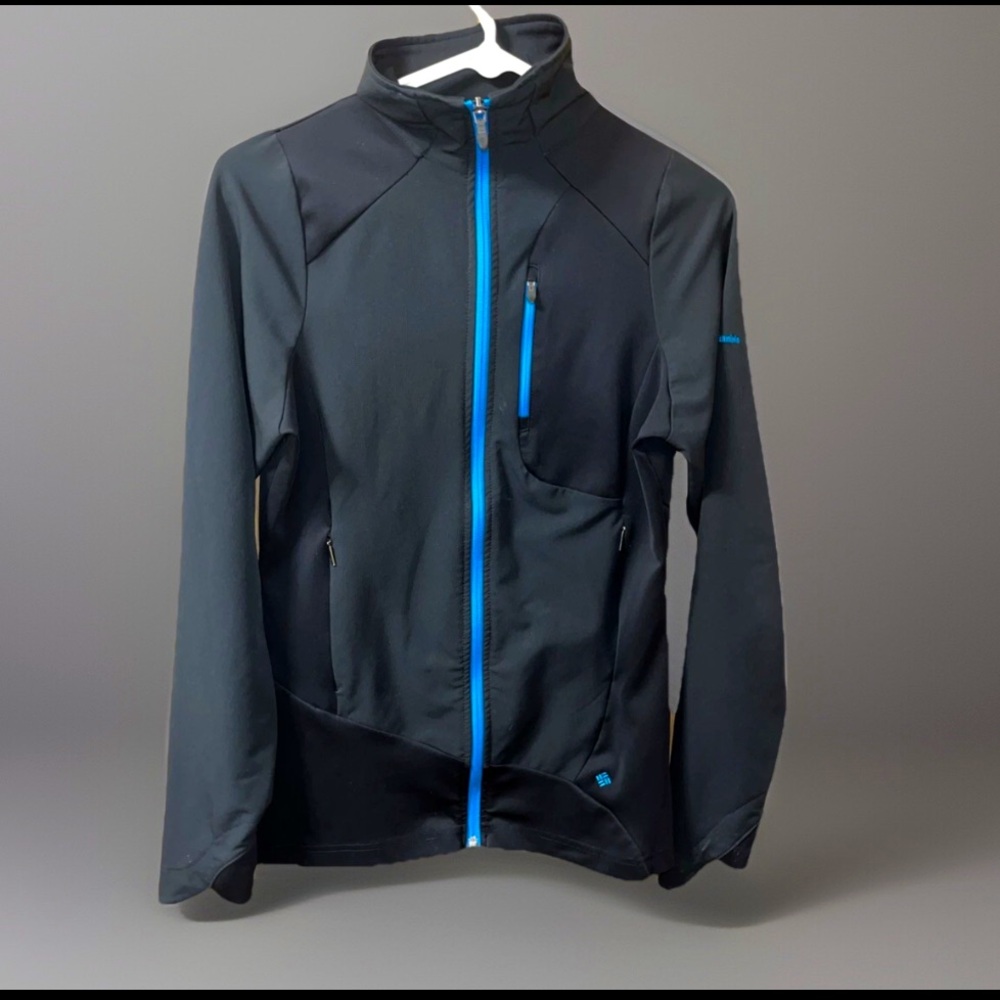 Columbia Jacket Women Trim Trail Twist II Full Zip Stand Collar Zip Pockets